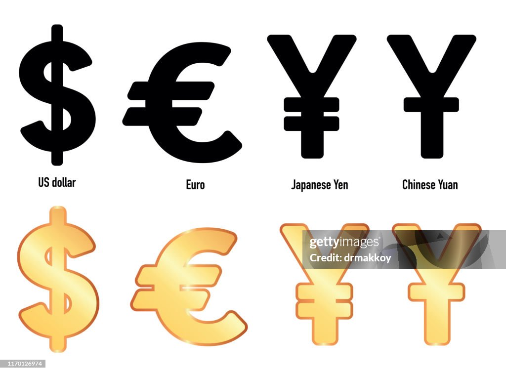 Symbol Using Money Money Symbols High-Res Vector Graphic - Getty Images