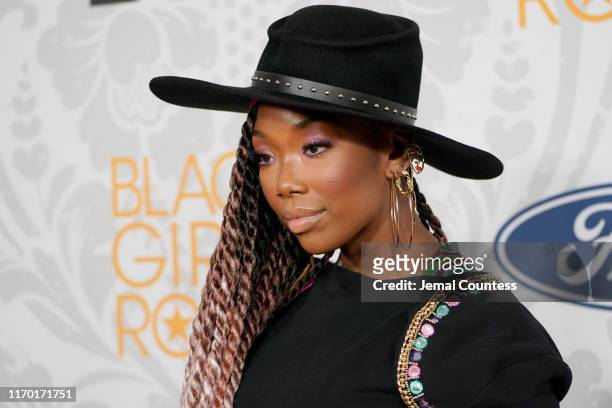 Brandy attends Black Girls Rock 2019 Hosted By Niecy Nash at NJPAC on August 25, 2019 in Newark, New Jersey.