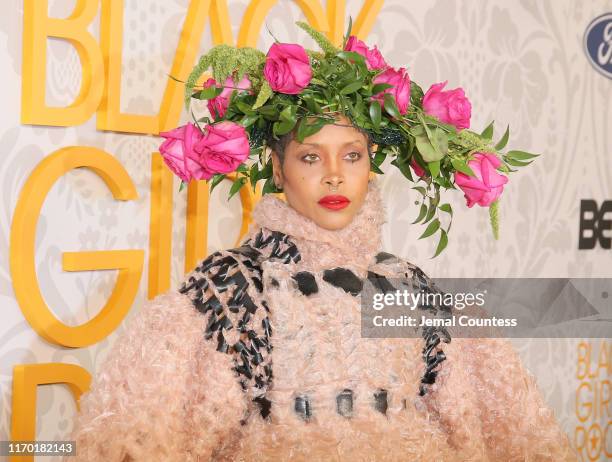 Erykah Badu attends Black Girls Rock 2019 Hosted By Niecy Nash at NJPAC on August 25, 2019 in Newark, New Jersey.