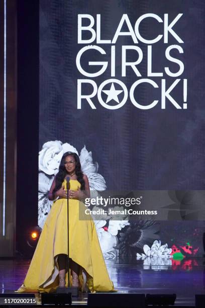 Beverly Bond speaks onstage at Black Girls Rock 2019 Hosted By Niecy Nash at NJPAC on August 25, 2019 in Newark, New Jersey.