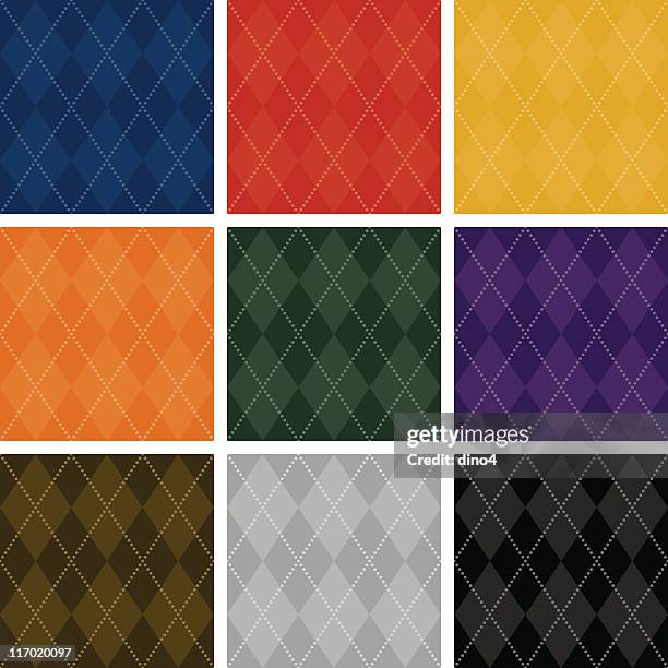 argyle – grundlagen (nahtlos - argyle stock-grafiken, -clipart, -cartoons und -symbole