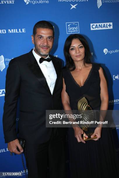 Valois des etudiants francophones" for "Adam", Maryam Touzani , here with her companion Nabil Ayouch attend the Closing Ceremony of the 12th...