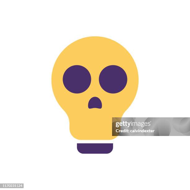 human head light bulb design - network security team stock illustrations
