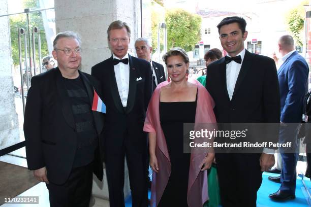Co-creator of the Festival Dominique Besnehard, Grand Duke Henri of Luxembourg, Grand Duchess Maria Theresa of Luxembourg and Mayor of Angouleme...