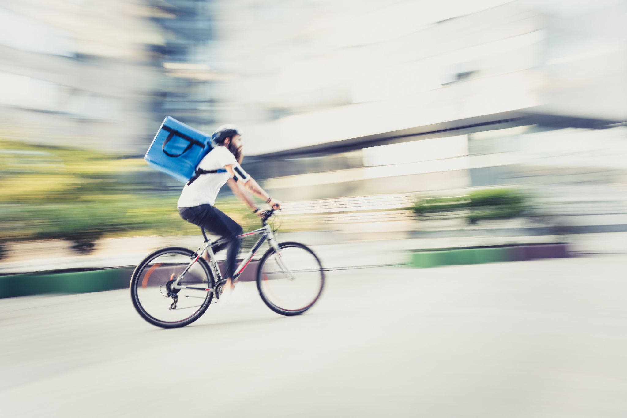 food delivery bike