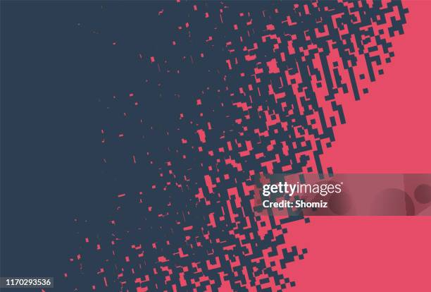 pixel art pattern - binary code background stock illustrations