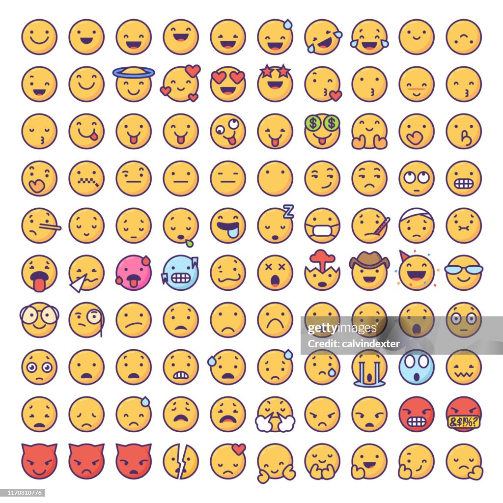 Emoticons collectie