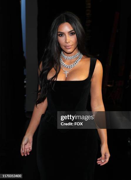 Kim Kardashian behind the scenes during the 71ST PRIMETIME EMMY® AWARDS airing live from the Microsoft Theater at L.A. LIVE in Los Angeles on Sunday,...