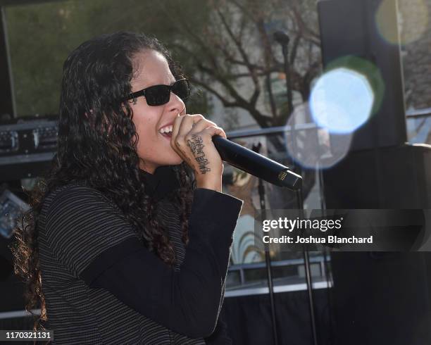 Shake performs at the Launch Of Mobile LiveZone at the Luxor Hotel and Casino on September 21, 2019 in Las Vegas, Nevada.