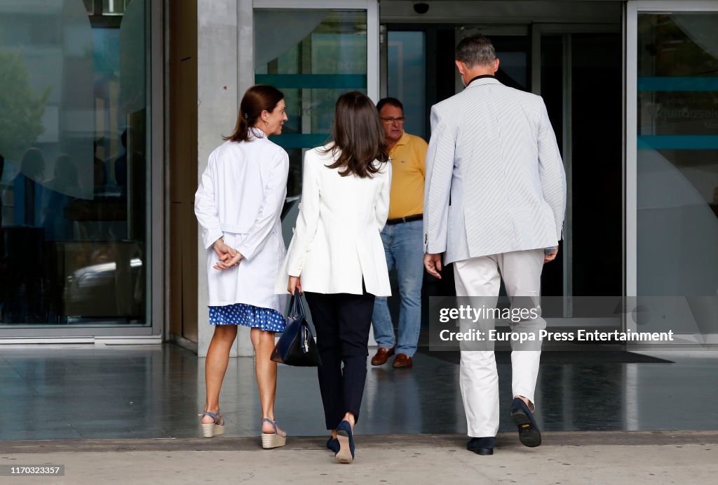Personalities Visit King Juan Carlos At Hospital