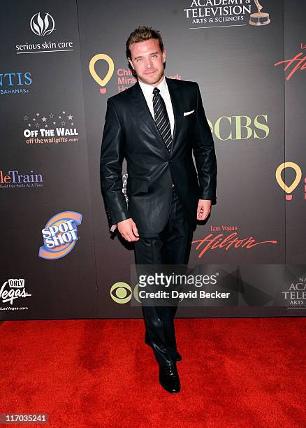 Actor Billy Miller arrives at the 38th Annual Daytime Entertainment Emmy Awards held at the Las Vegas Hilton on June 19, 2011 in Las Vegas, Nevada.