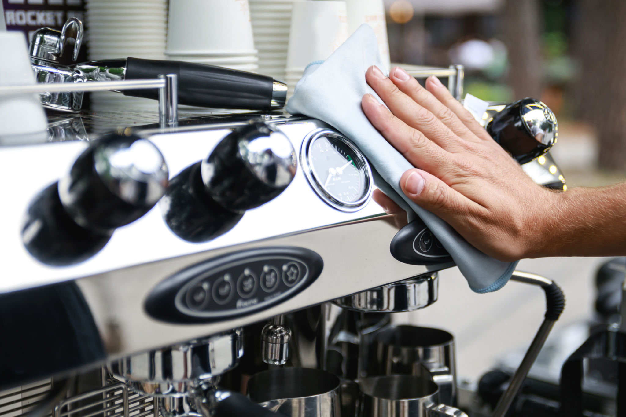 coffee cleanup