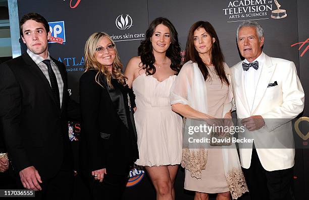Jean Currivan Trebek and Alex Trebek arrive at the 38th Annual Daytime Entertainment Emmy Awards held at the Las Vegas Hilton on June 19, 2011 in Las...