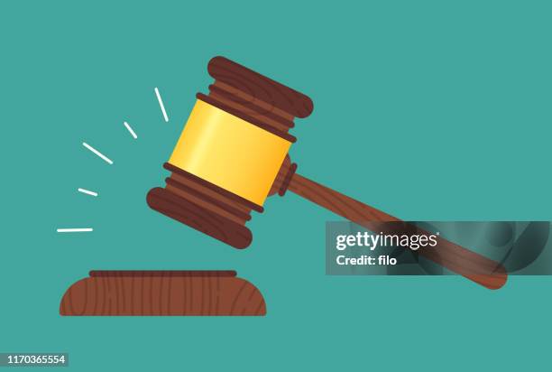 gavel - gerichtsgebäude stock-grafiken, -clipart, -cartoons und -symbole