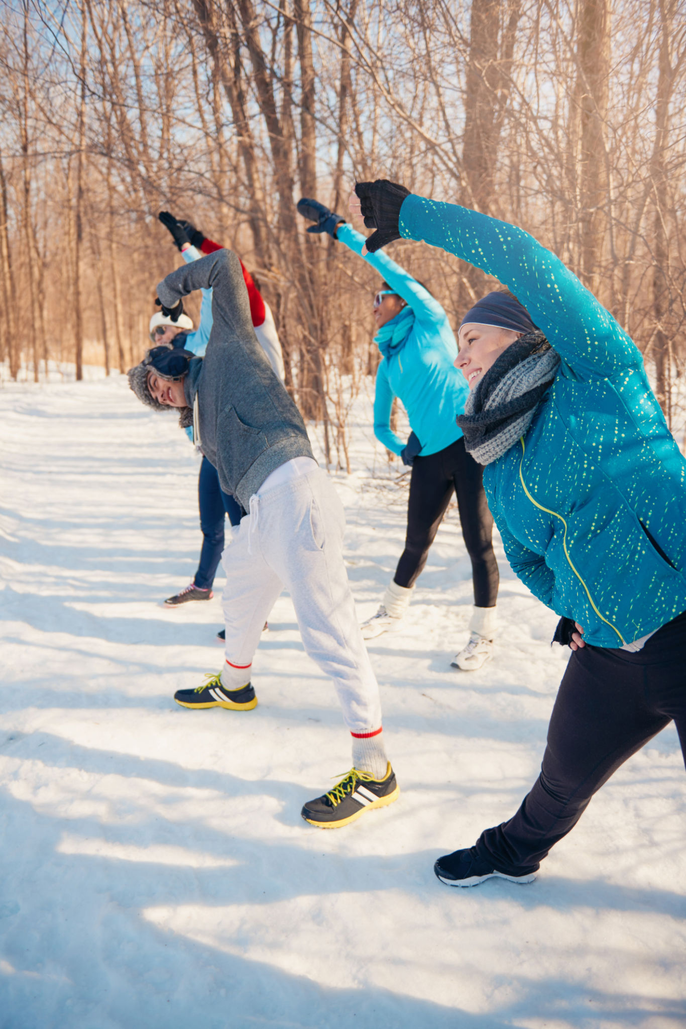 winter group exercise