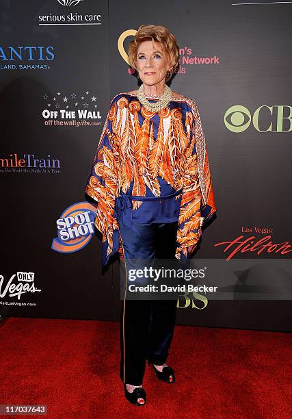 Actress Judith Chapman arrives at the 38th Annual Daytime Entertainment Emmy Awards held at the Las Vegas Hilton on June 19, 2011 in Las Vegas,...