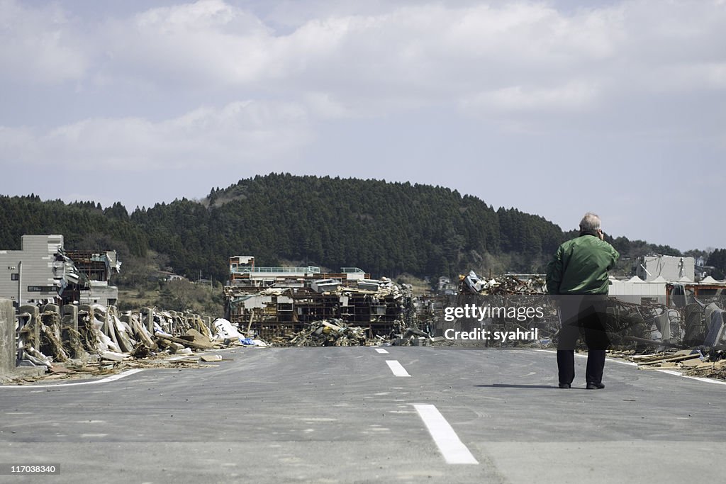 Japan earthquake and tsunami, March 11th.