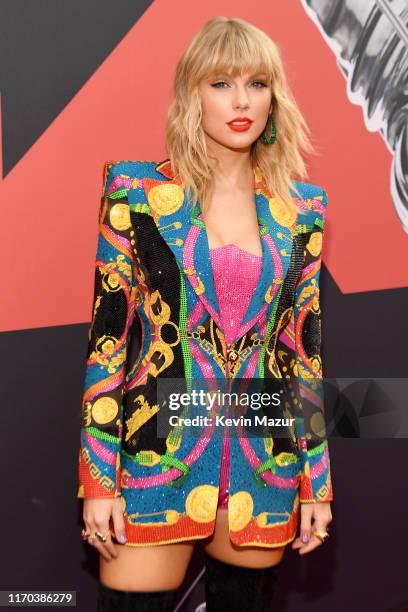 Taylor Swift attends the 2019 MTV Video Music Awards at Prudential Center on August 26, 2019 in Newark, New Jersey.