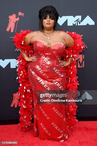 Lizzo attends the 2019 MTV Video Music Awards at Prudential Center on August 26, 2019 in Newark, New Jersey.