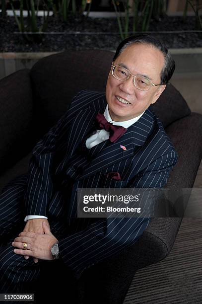 Donald Tsang, Hong Kong's chief executive, poses for a photograph after an interview in Melbourne, Australia, on Friday, June 17, 2011. Hong Kong...