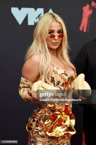 Tana Mongeau attends the 2019 MTV Video Music Awards at Prudential Center on August 26, 2019 in Newark, New Jersey.