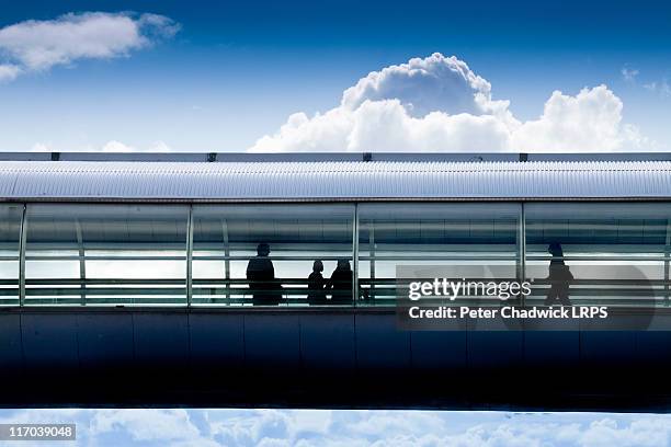 sky walk - manchester airport stock pictures, royalty-free photos & images