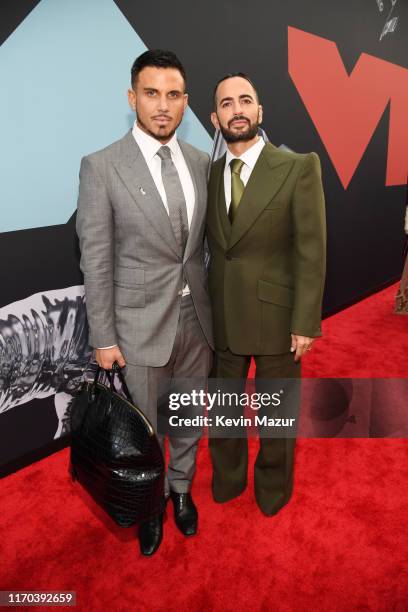 Char Defrancesco and Marc Jacobs attend the 2019 MTV Video Music Awards at Prudential Center on August 26, 2019 in Newark, New Jersey.