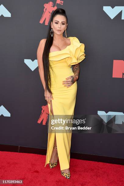 Jennifer Farley attends the 2019 MTV Video Music Awards at Prudential Center on August 26, 2019 in Newark, New Jersey.