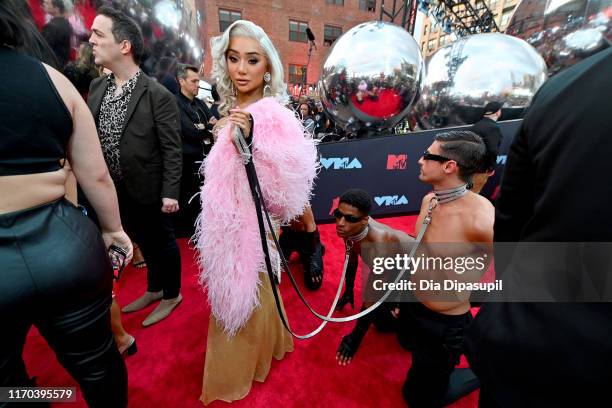 Nikita Dragun attends the 2019 MTV Video Music Awards at Prudential Center on August 26, 2019 in Newark, New Jersey.