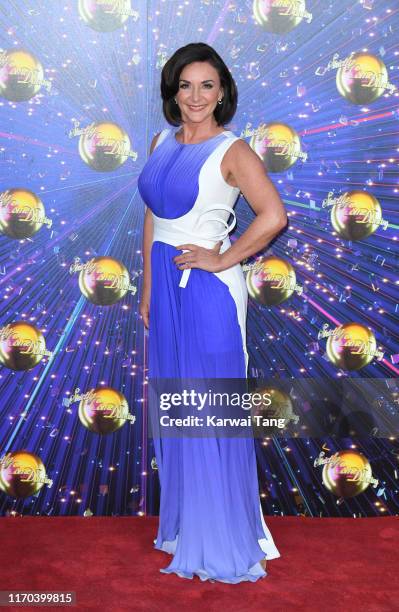 Shirley Ballas attends the "Strictly Come Dancing" launch show red carpet arrivals at Television Centre on August 26, 2019 in London, England.