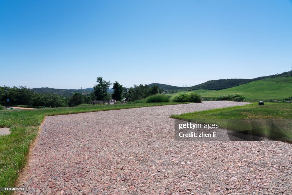 The Way on the Grassland