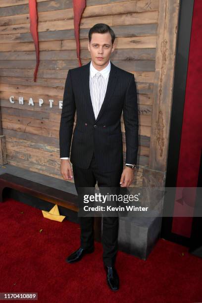 Bill Skarsgård attends the Premiere of Warner Bros. Pictures' "It Chapter Two" at Regency Village Theatre on August 26, 2019 in Westwood, California.