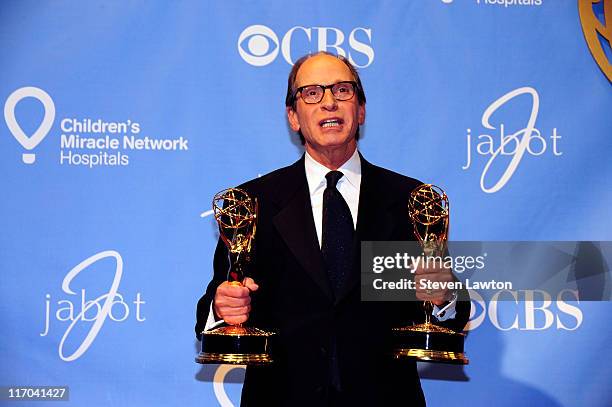 Outstanding Game/Audience Participation Show honoree Harry Friedman poses in the press room at the 38th Annual Daytime Emmy Awards held at the Las...