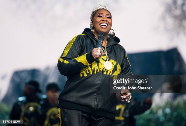 Missy Elliott performs onstage during the 2019 MTV Video Music Awards at Prudential Center on August 26, 2019 in Newark, New Jersey.