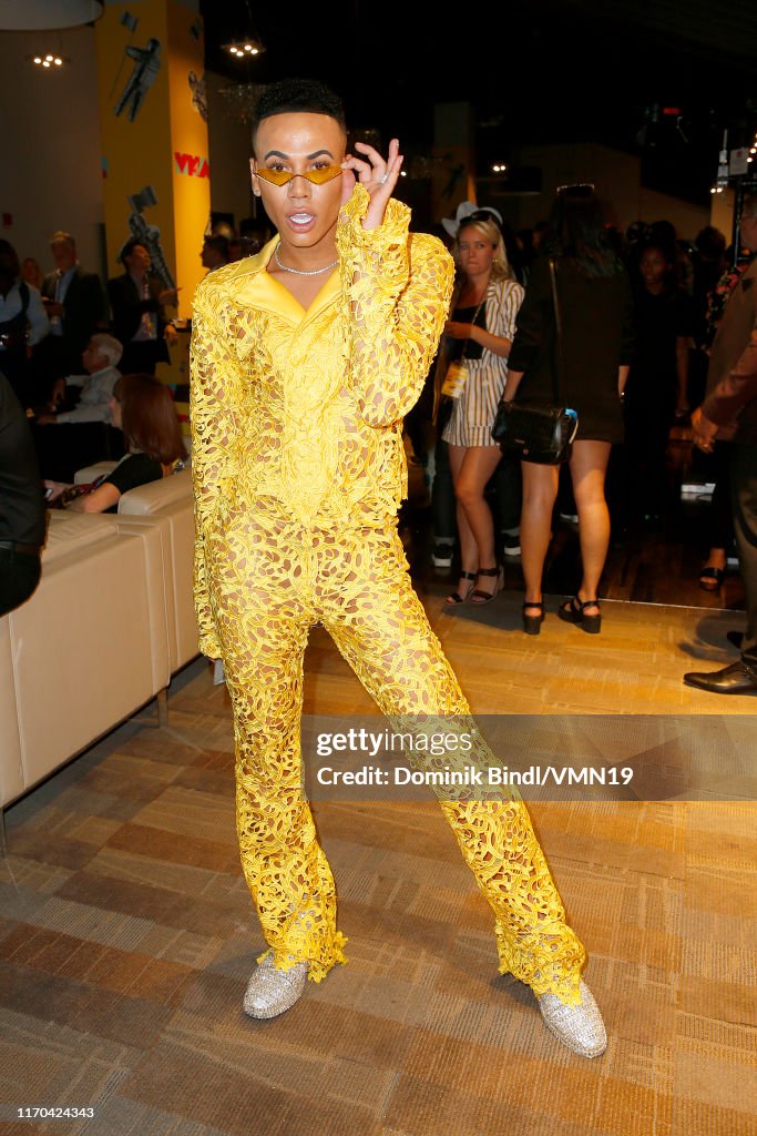 Bobby Lytes poses backstage during the 2019 MTV Video Music Awards at Bobby Lytes poses backstage during the 2019 MTV Video Music Awards at