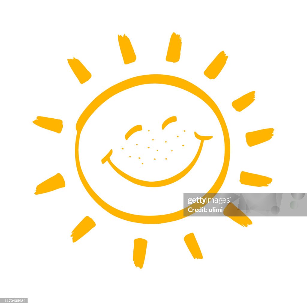 Happy smiling sun