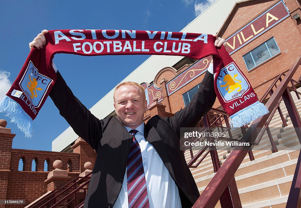 Aston Villa Unveil Alex McLeish As New Manager