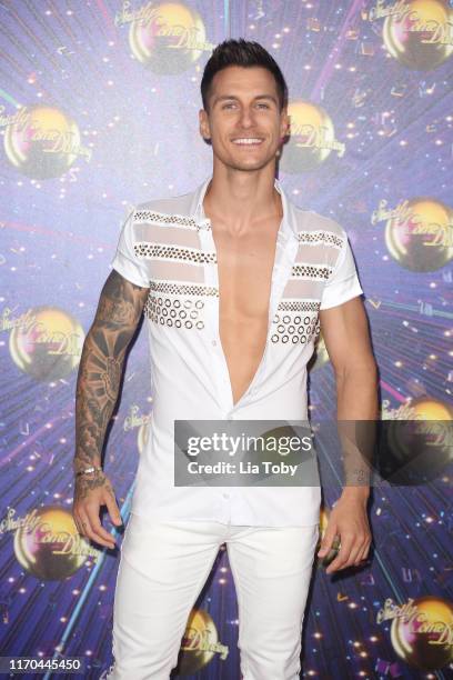 Gorka Marquez attends the "Strictly Come Dancing" launch show red carpet at Television Centre on August 26, 2019 in London, England.
