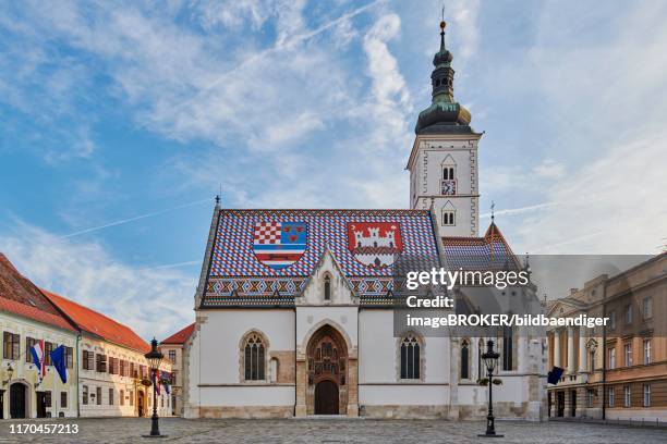 old town hall, zagreb, croatia - zagreb stock pictures, royalty-free photos & images