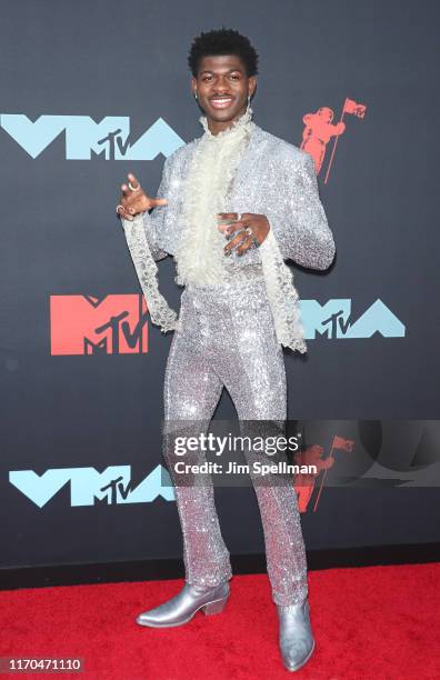 Rapper Lil Nas X attends the 2019 MTV Video Music Awards at Prudential Center on August 26, 2019 in Newark, New Jersey.