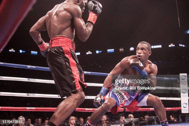 October 14: MANDATORY CREDIT Bill Tompkins/Getty Images Erislandy Lara defeats Terrell Gausha by TKO in their Super Welterweight fighton October 14,...