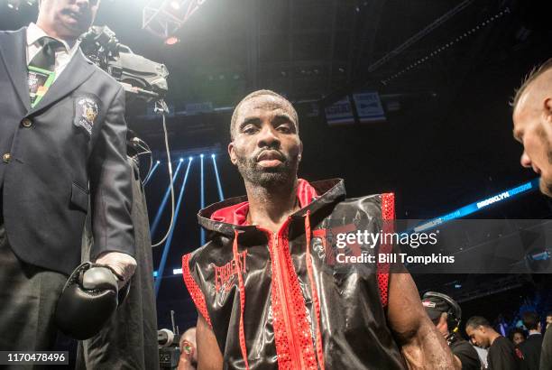 October 14: MANDATORY CREDIT Bill Tompkins/Getty Images Erislandy Lara defeats Terrell Gausha by TKO in their Super Welterweight fighton October 14,...