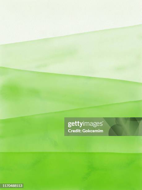 watercolor green gradient abstract background. design element for marketing, advertising and presentation. can be used as wallpaper, web page background, web banners. - full frame plants stock illustrations