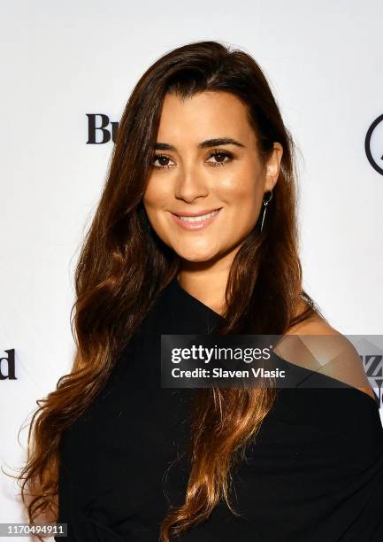 Actress Cote De Pablo, star of CBS' "NCIS" visits BuzzFeed's "AM To DM" on September 23, 2019 in New York City.