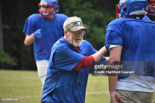 Tolland coach Scott Cady was diagnosed with peritoneal mesothelioma in May 2019.