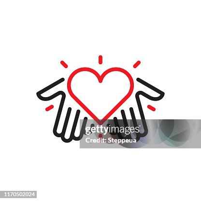 Handen met hart logo Handen met hart logo