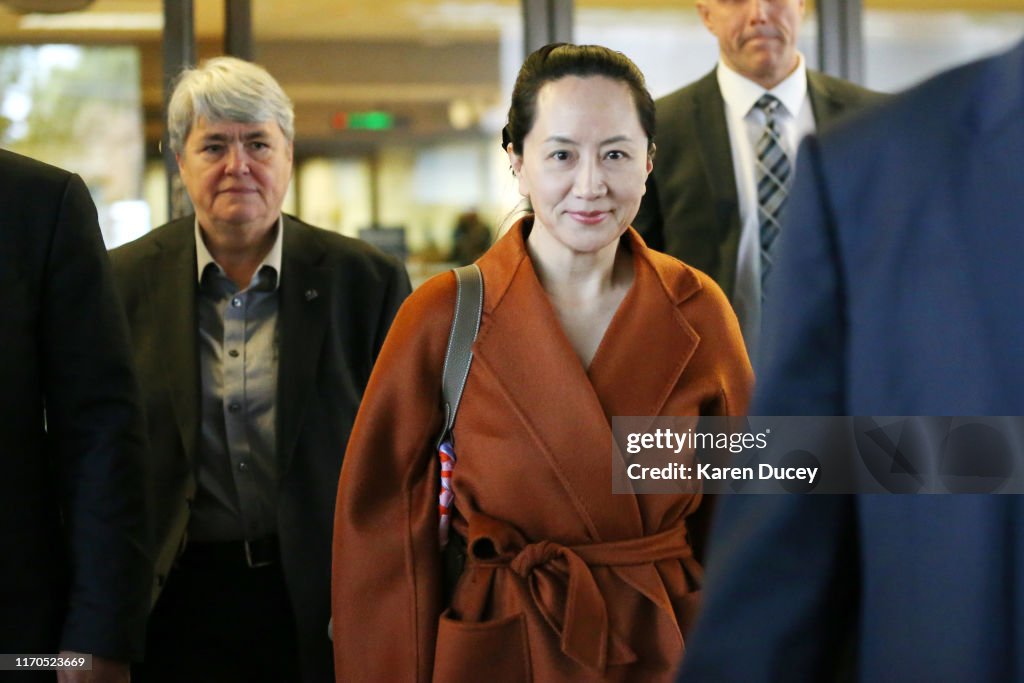 Huawei CFO Meng Wanzhou Appears In Canadian Court For Extradition Hearing