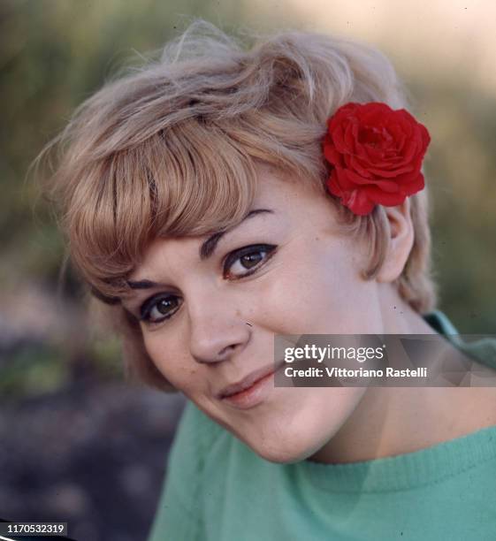 Rome, Italy, April 1966: Italian singer Caterina Caselli.