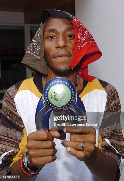 Mos Def at Bop It Blast during 2005 MTV VMA - Alliance Suite - Day 2 at Sanctuary South Beach in Miami, Florida, United States.