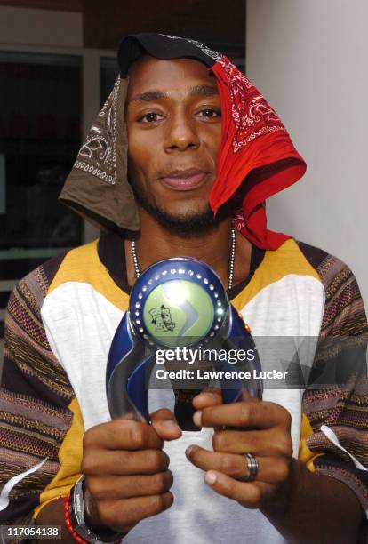 Mos Def at Bop It Blast during 2005 MTV VMA - Alliance Suite - Day 2 at Sanctuary South Beach in Miami, Florida, United States.